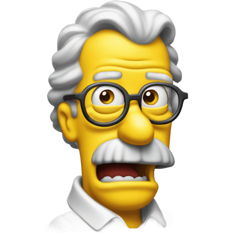 i want the simpsons grandpa that yalls at sql server logo emoji