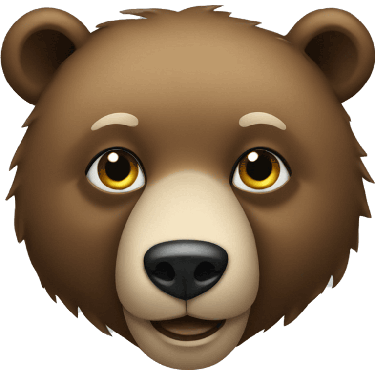 Elegant bear emoji