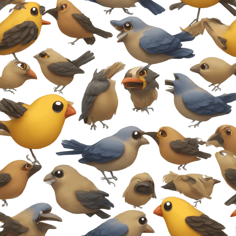 birds emoji