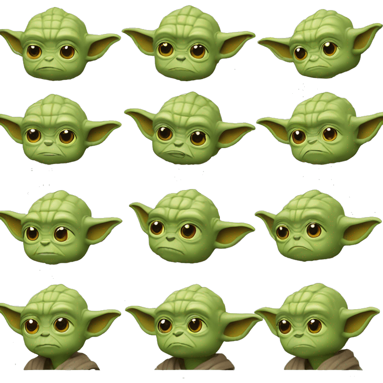 Yoda qui fait coucou emoji