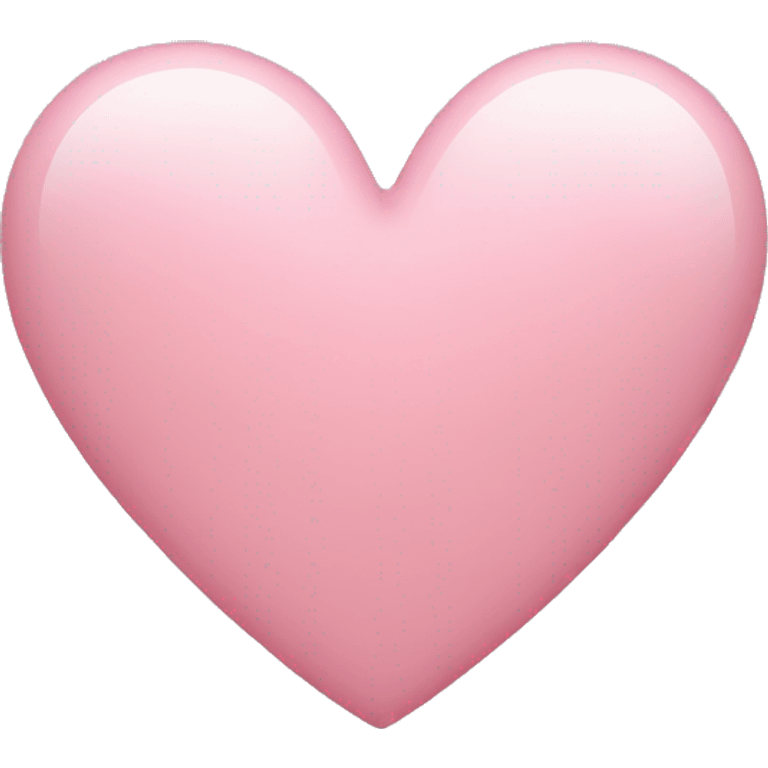 light pink heart emoji