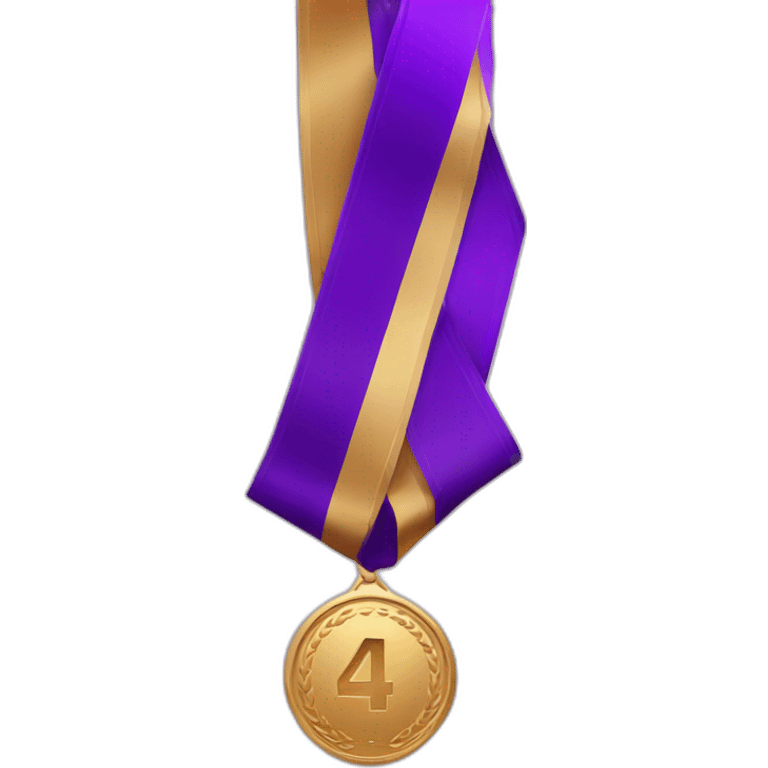 4th place purple medal emoji