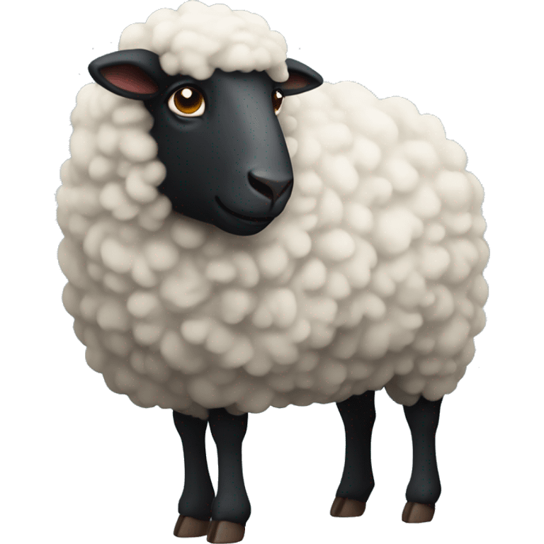 Black sheep emoji