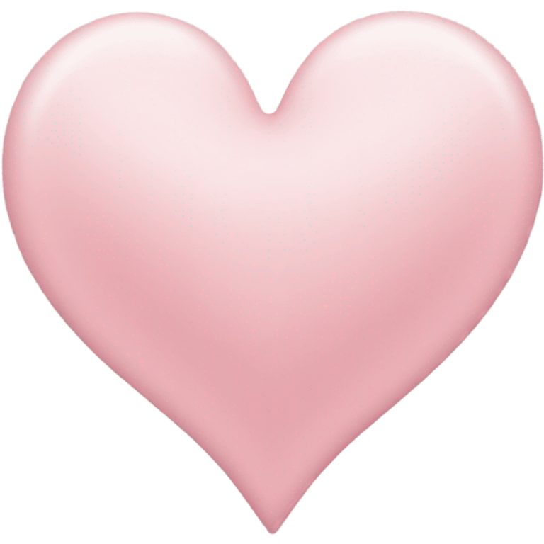 Light pink heart emoji