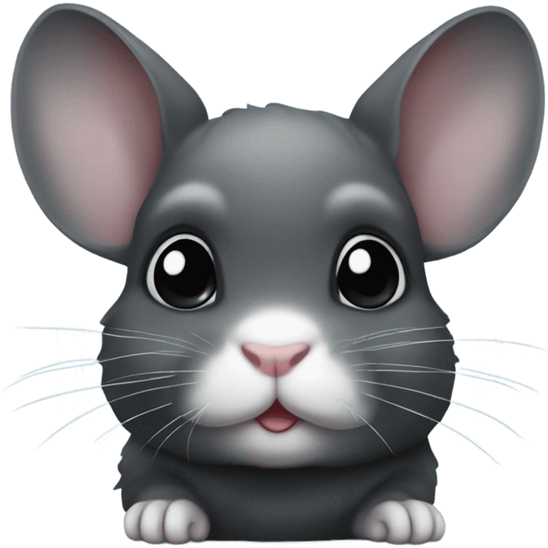 Black cute chinchilla  emoji