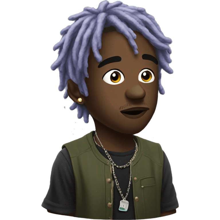 Lil uzi vert looking up emoji