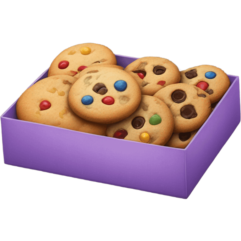 crumbl cookie box emoji