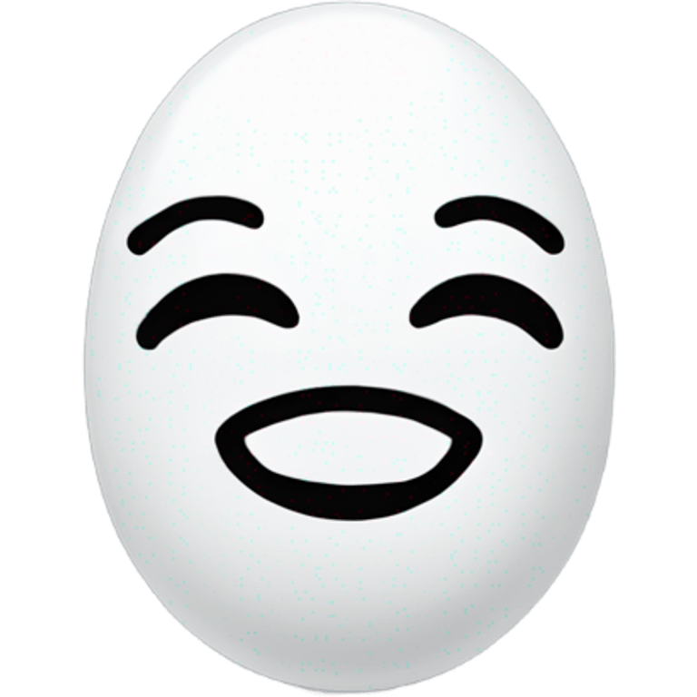 happy white pill emoji