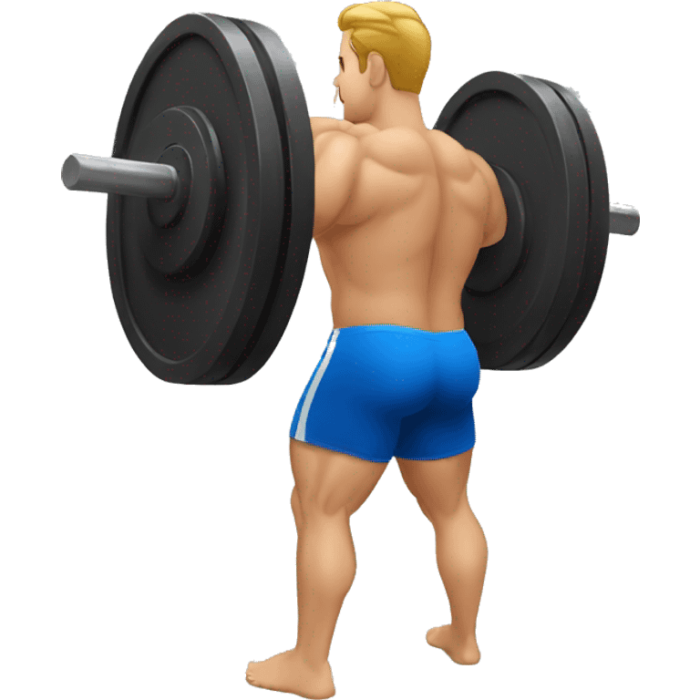 back squat large man emoji