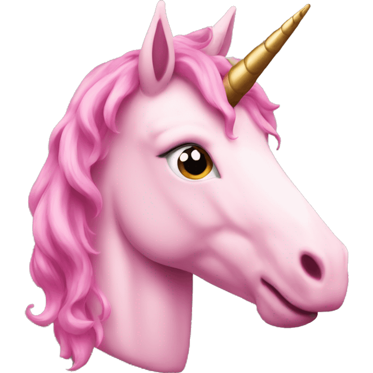 Pink unicorn  emoji