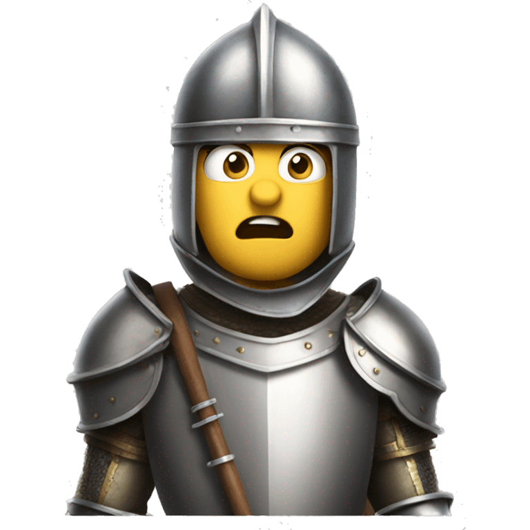 shocked knight emoji