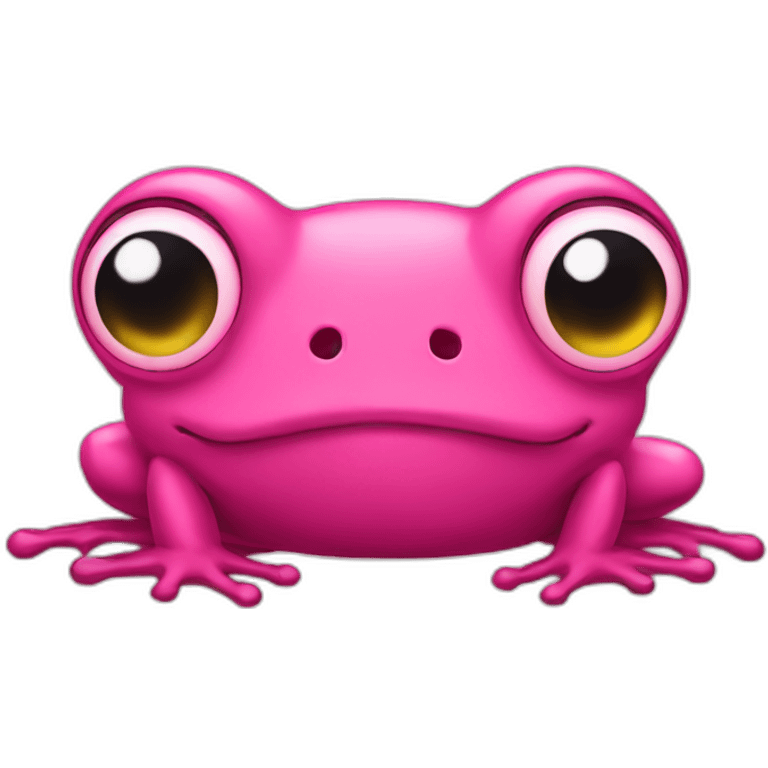 pink frog emoji