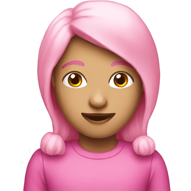 Create all pink Christmas emoji  emoji