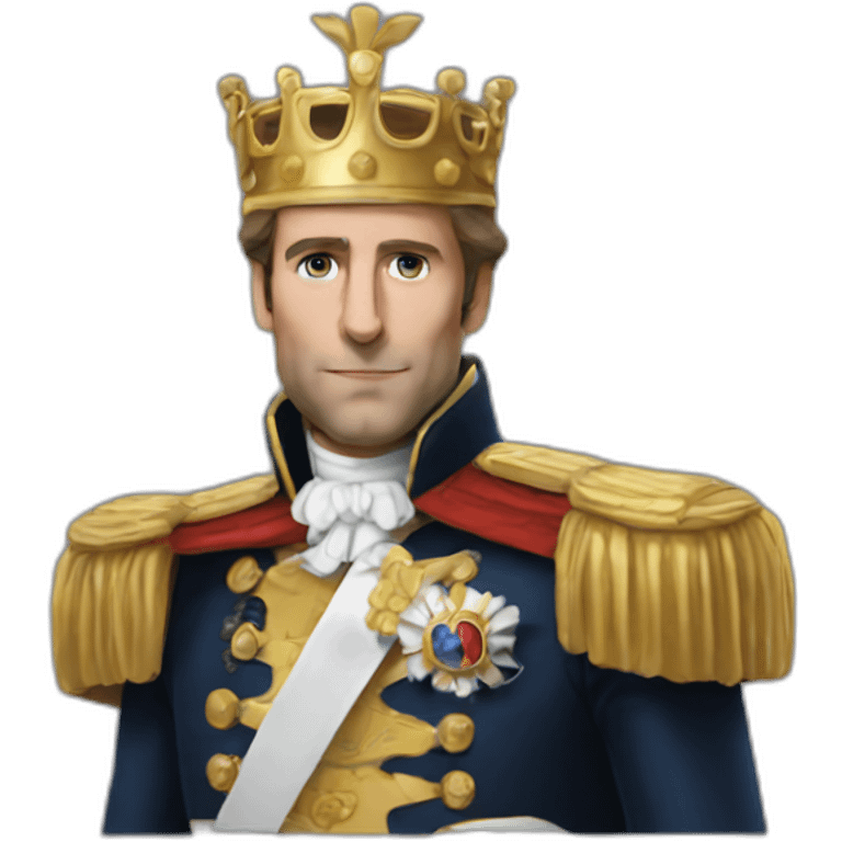 macron emperor emoji