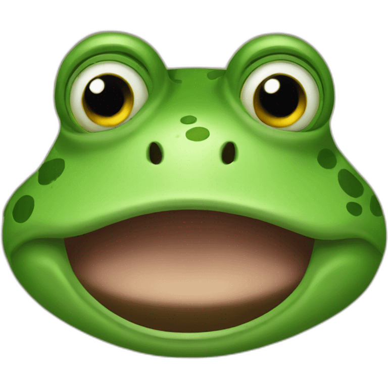 frog face emoji