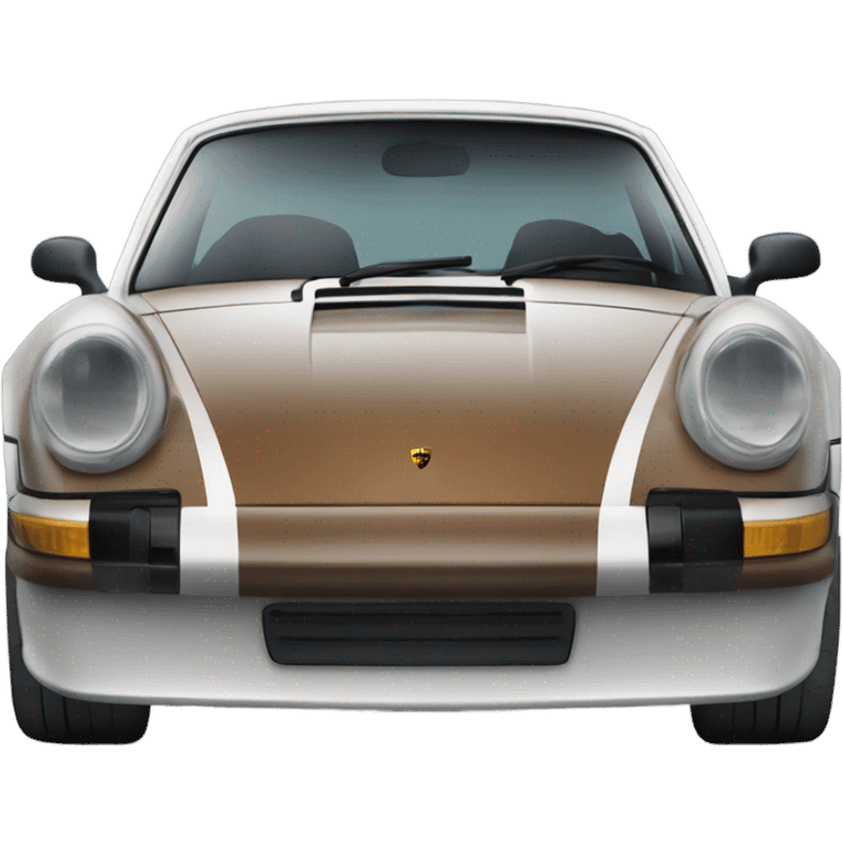 Porsche 911 with glassware  emoji