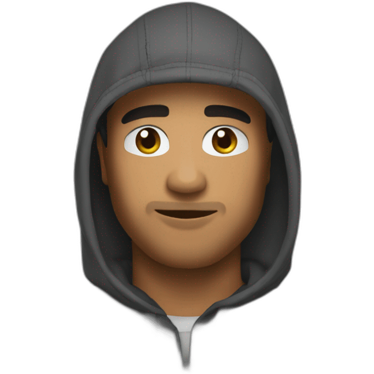 Mec cagoule latino rap emoji