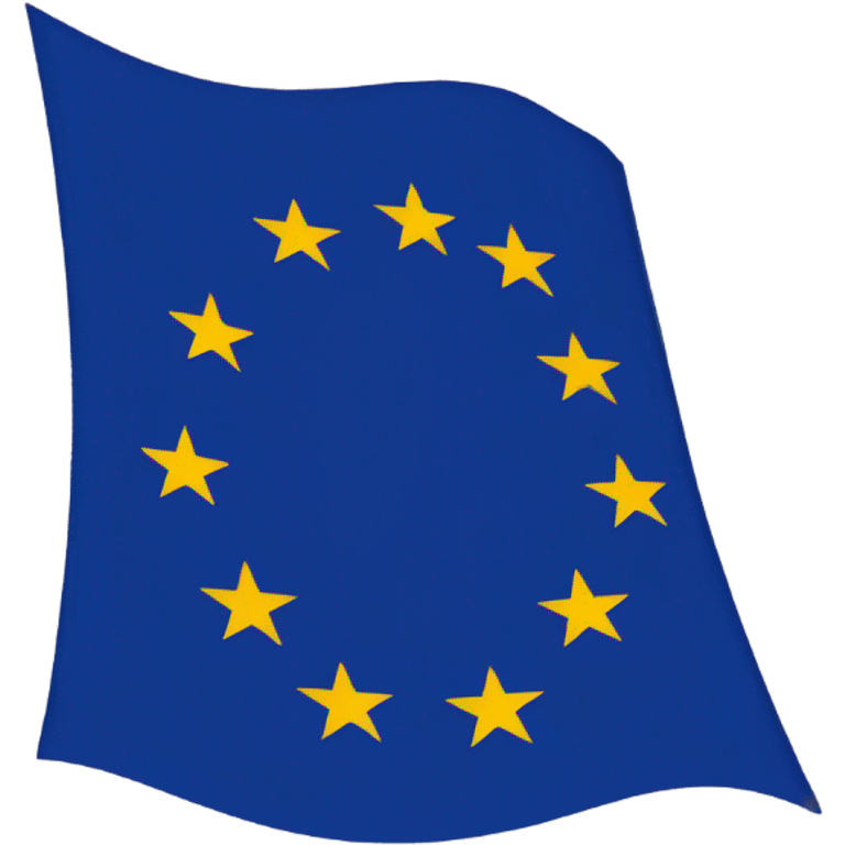 the flag of the European Union emoji