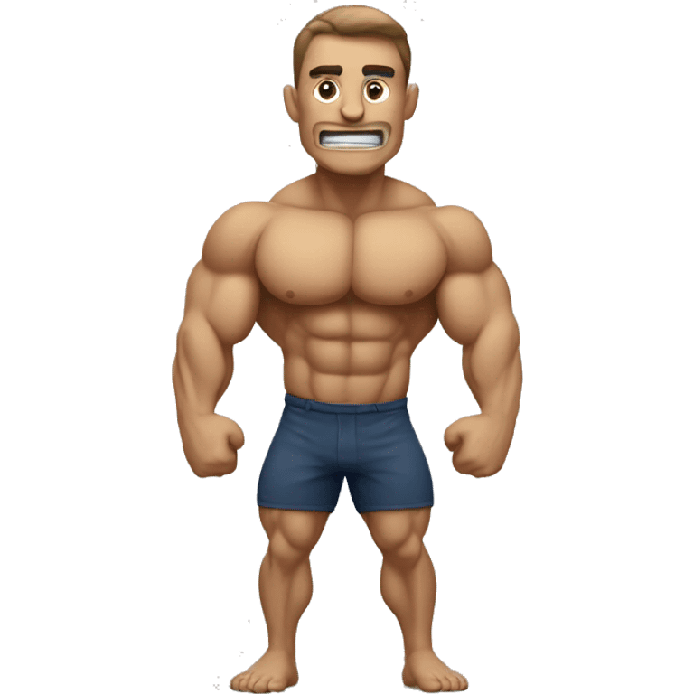 muscu avec des haltères emoji