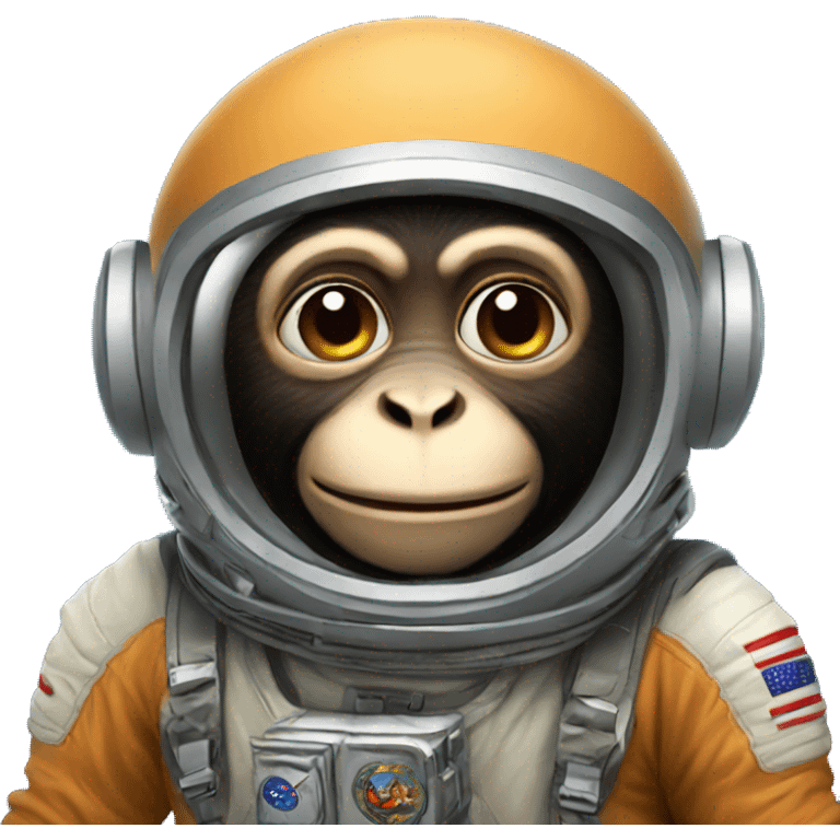 Space monkey emoji