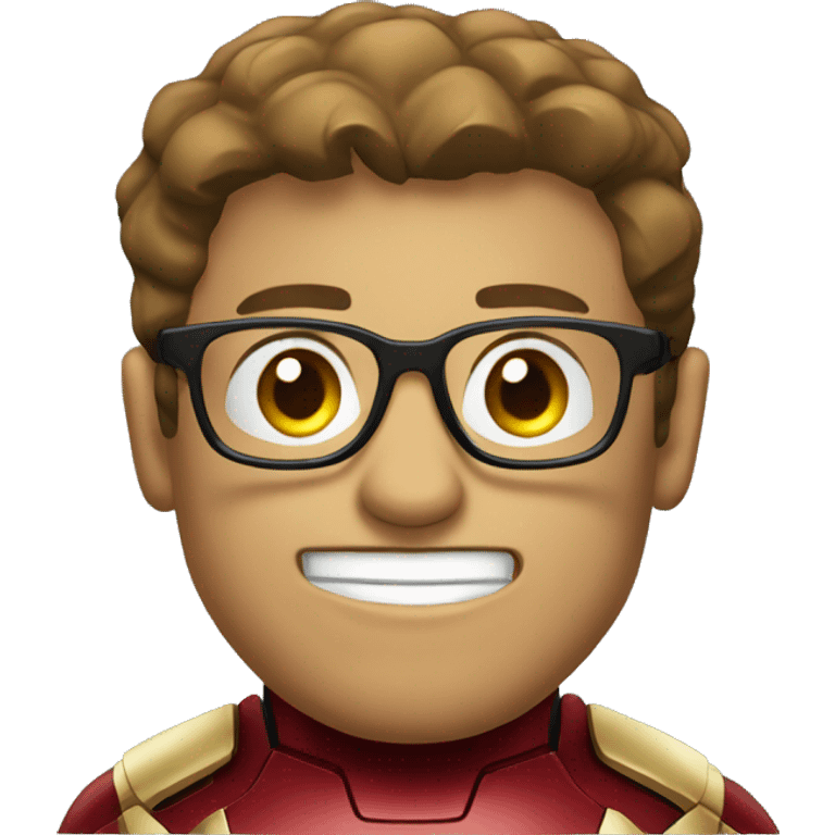 ironman with glasses emoji