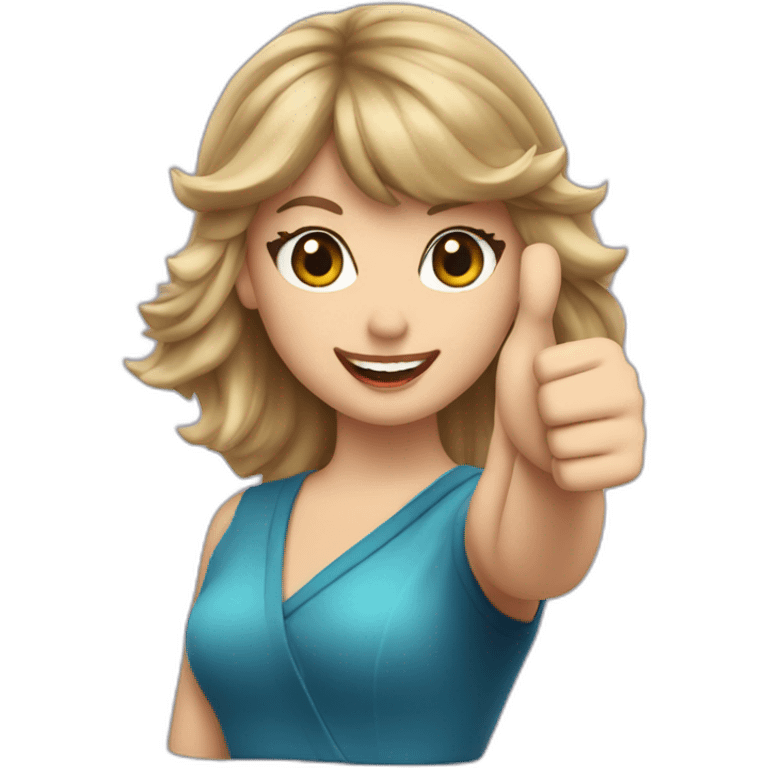 Taylor swift thumbs up emoji