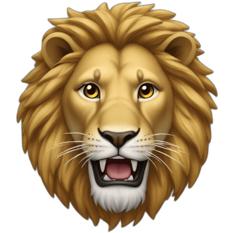 Un  lion  ci  fair   peur emoji