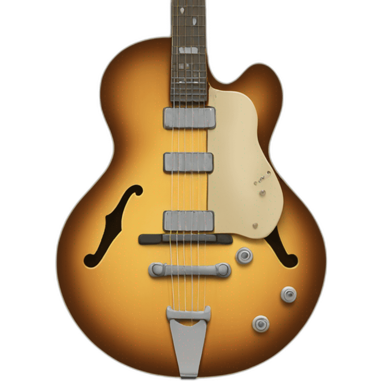 archtop guitar emoji