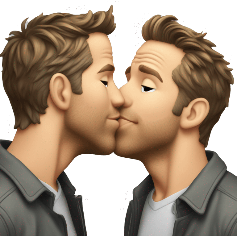 ryan reynolds kissing ryan goseling emoji