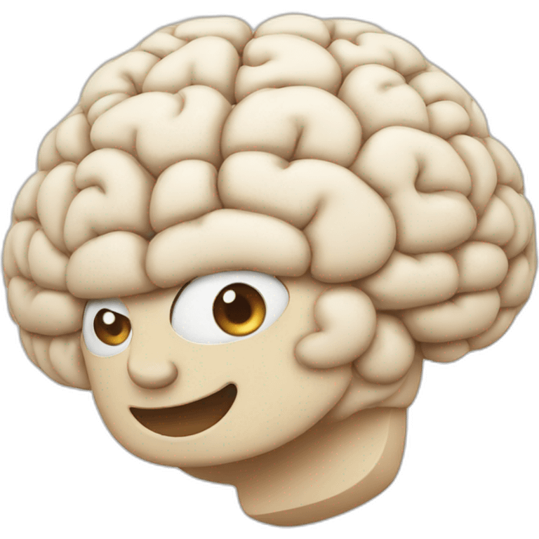 smiling brain emoji