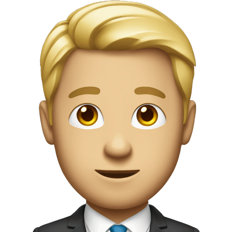 businessman in a suit  emoji