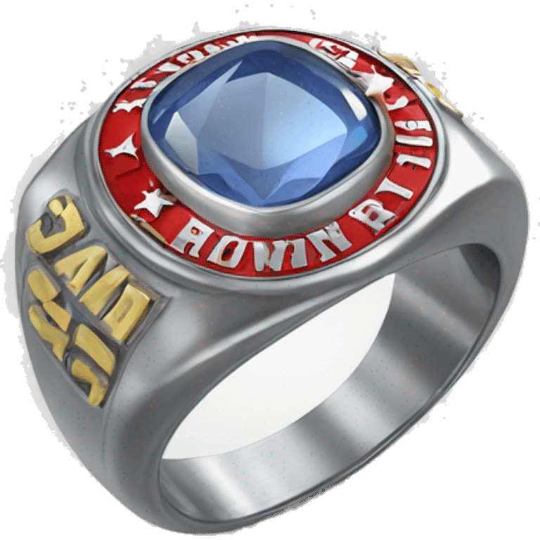 High school class ring emoji