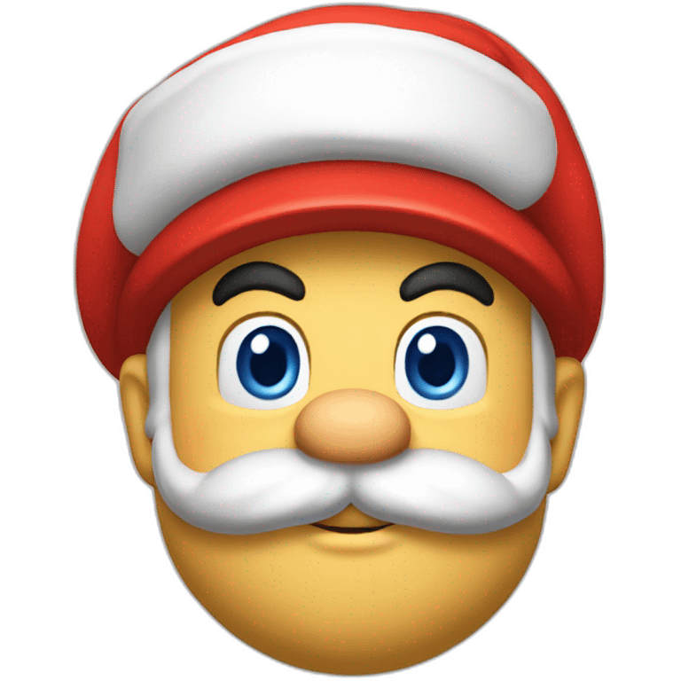 Mario is santa claus emoji