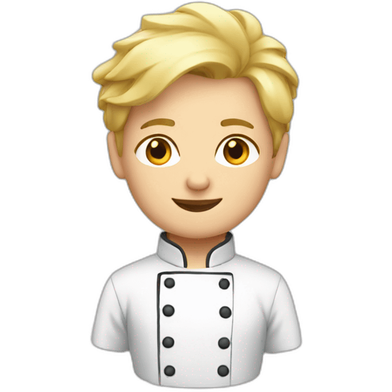 German chef with blonde hair emoji