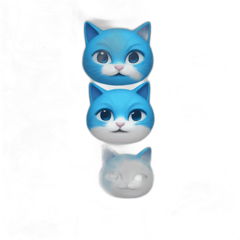 Smurf cat emoji