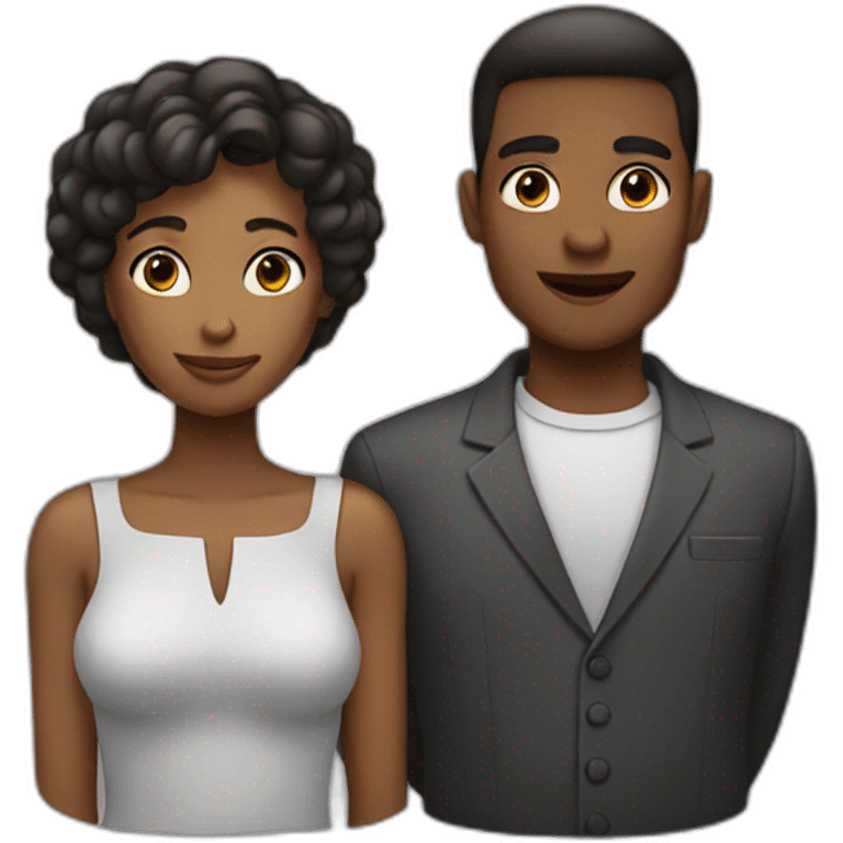 Femme et homme emoji