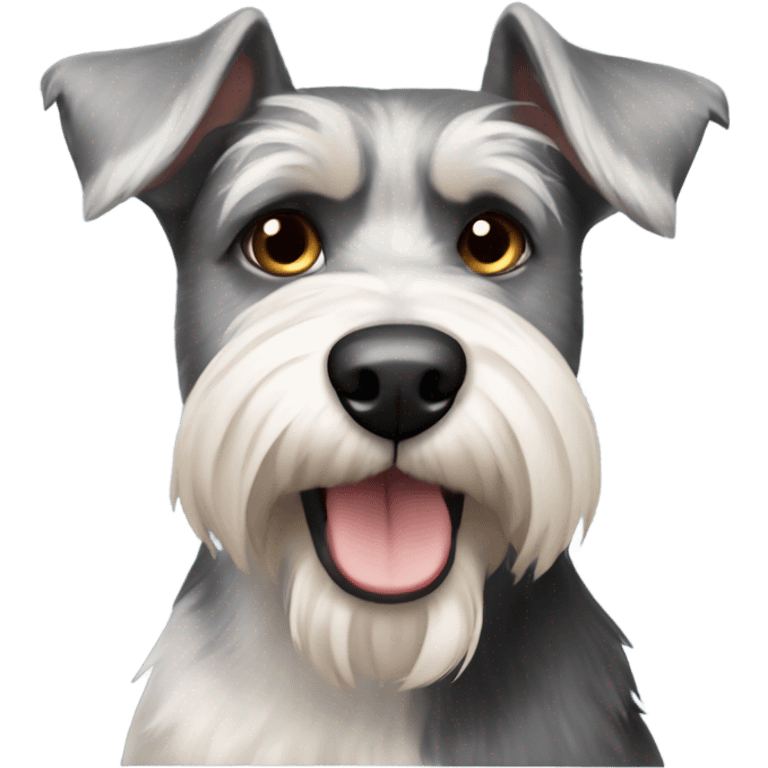 Schnauzer, Yorkshire and husky  emoji