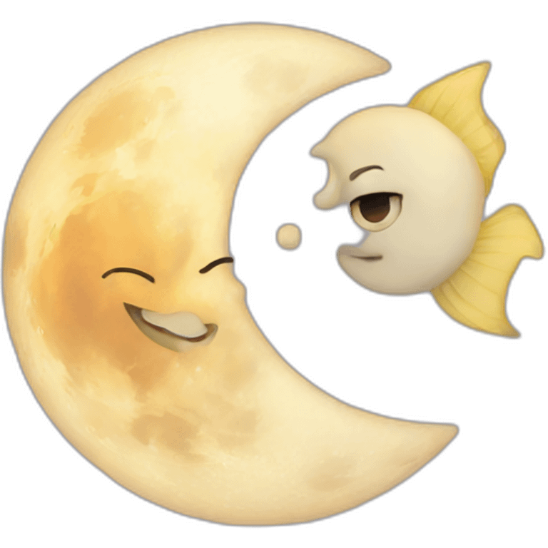 moon Pisces emoji