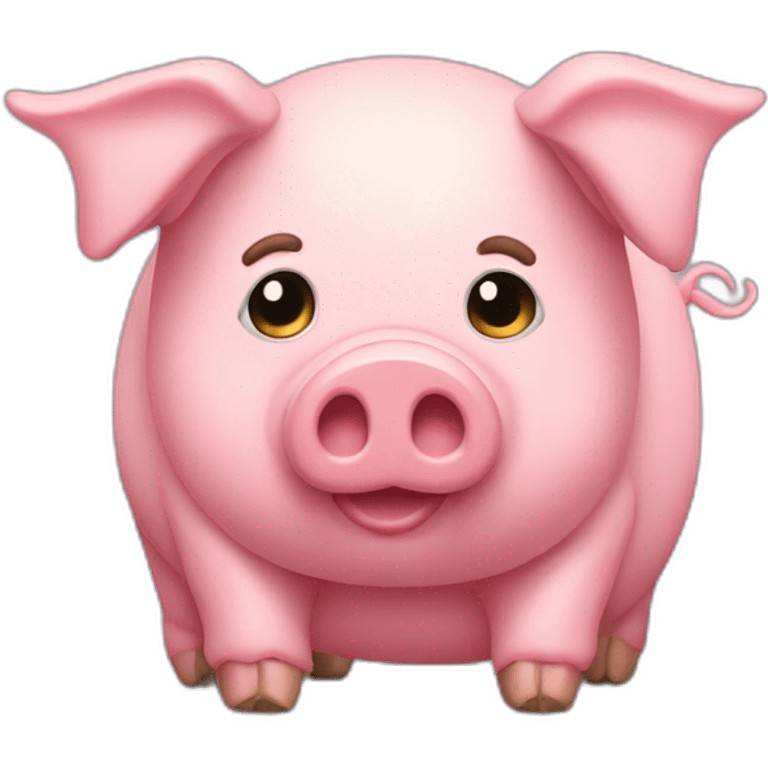 floppy-stuffed-animal-pig-full-body emoji