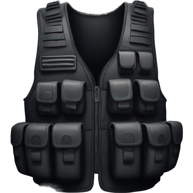 all black CS GO vest emoji