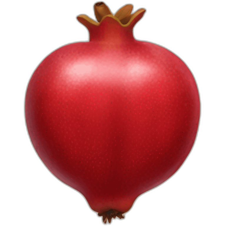 A pomegranate emoji