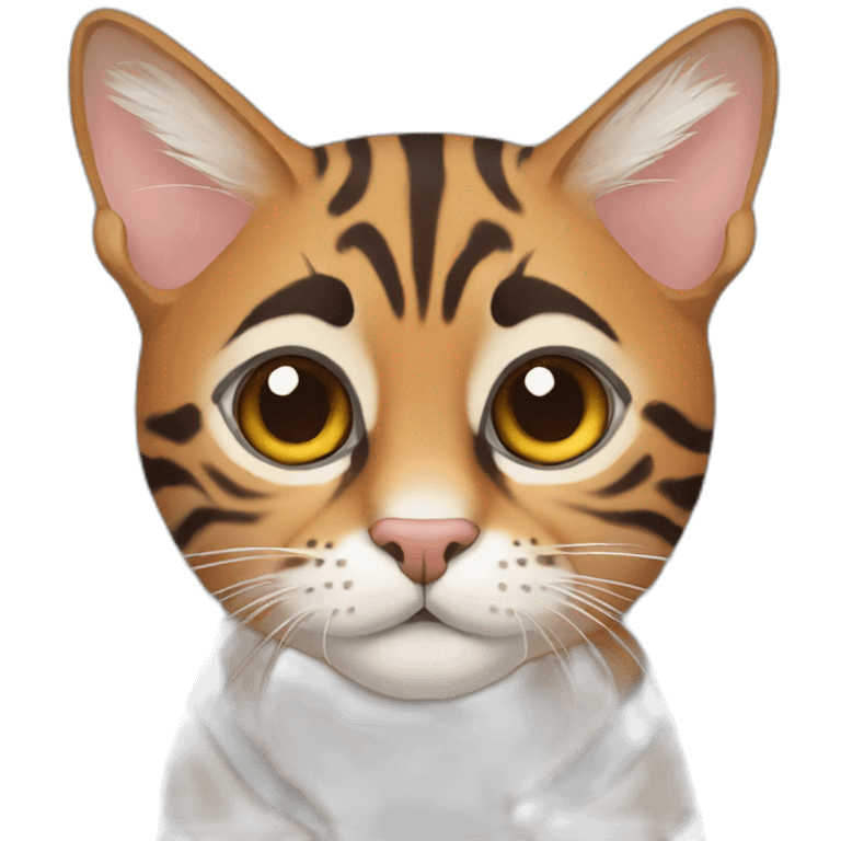 Chat bengal emoji