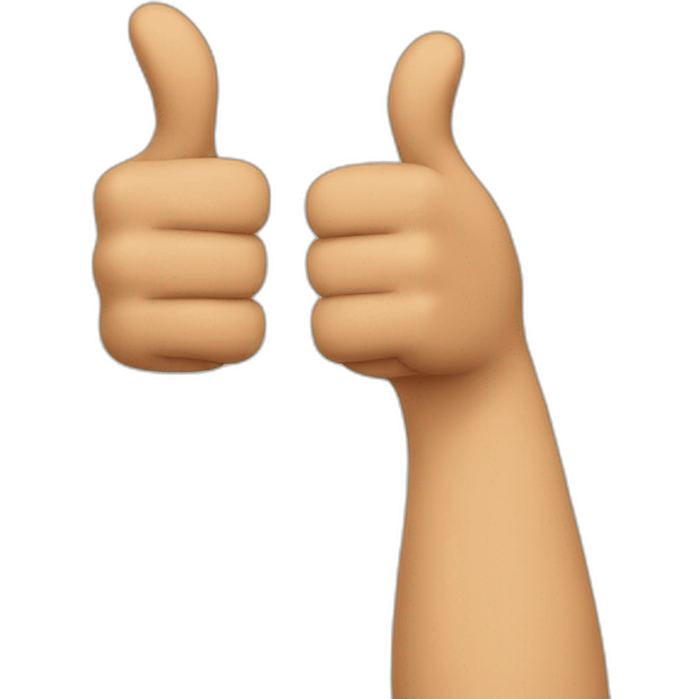 double thumbs up emoji