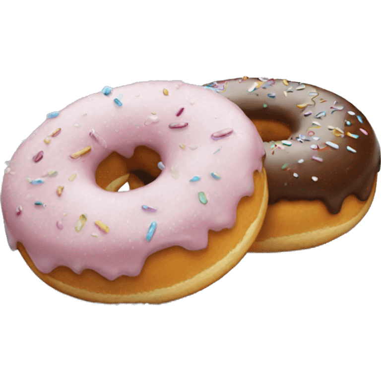 Ice with doughnuts  emoji