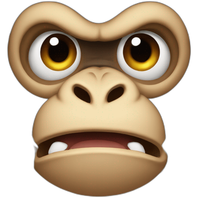 angry monkey emoji