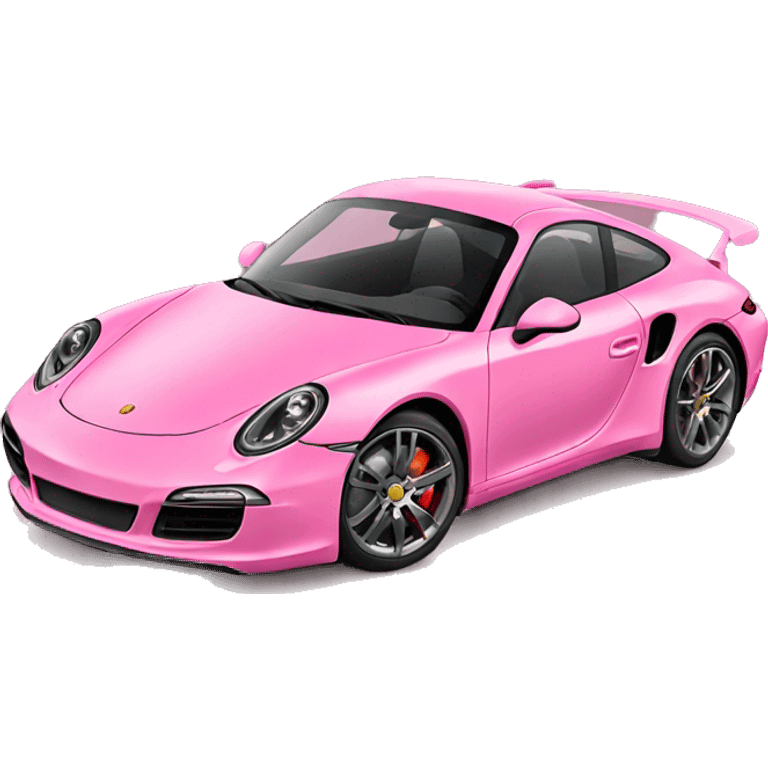 Pink porche  emoji