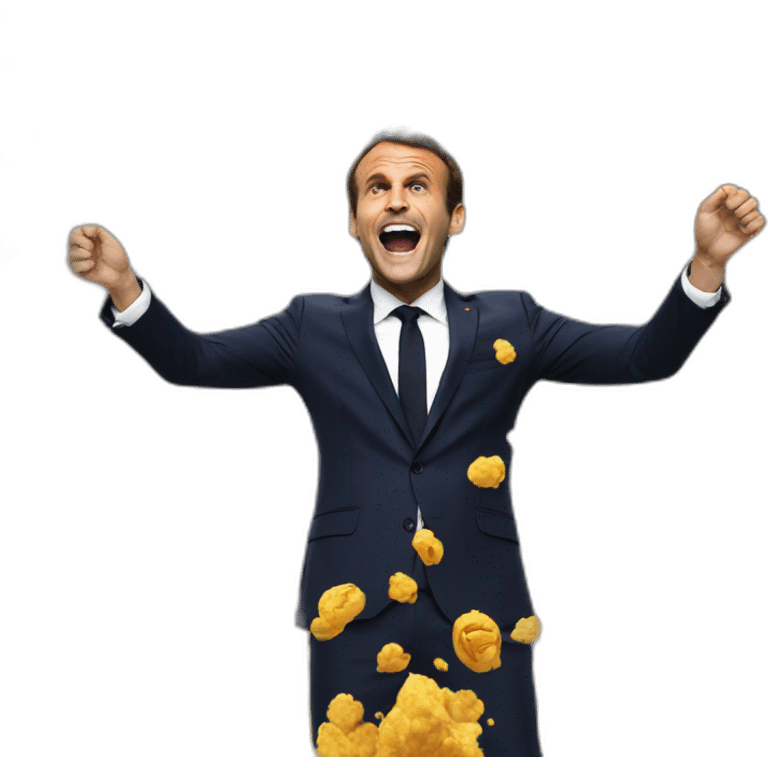 Macron explosion emoji