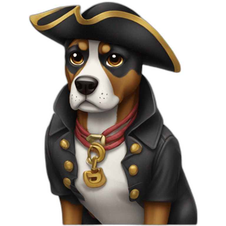 Perro pirata emoji