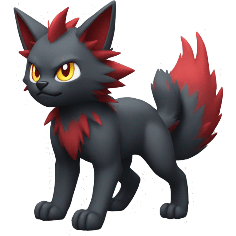 Litten-Zoroark full body emoji