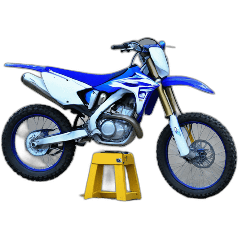 Animal sur une 125 yz emoji